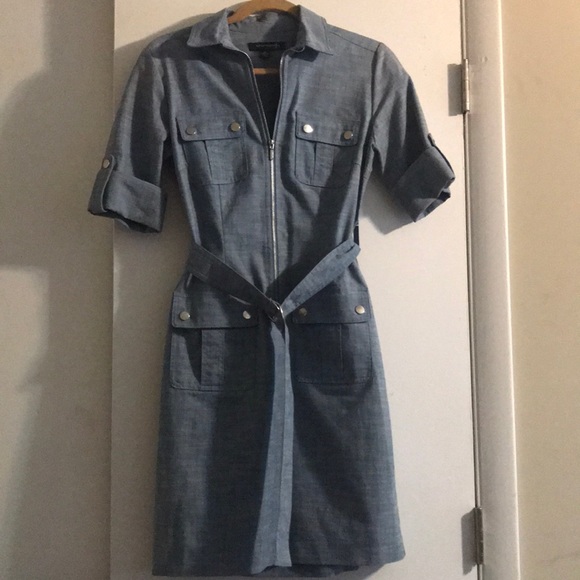 Sharagano Dresses & Skirts - Denim dress